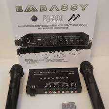 Parametric Equalizer Embassy EQ-999 2Mic Wireless